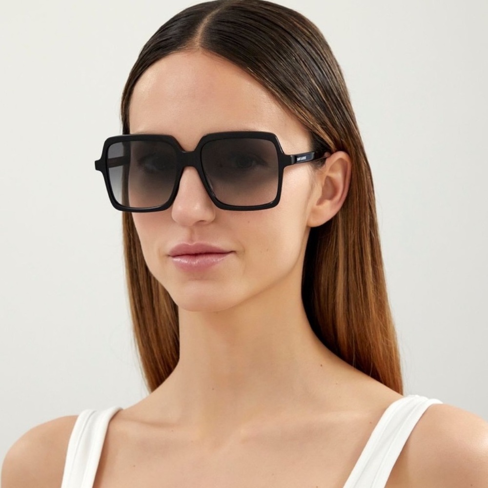 Saint Laurent Oversized Black Sunglasses